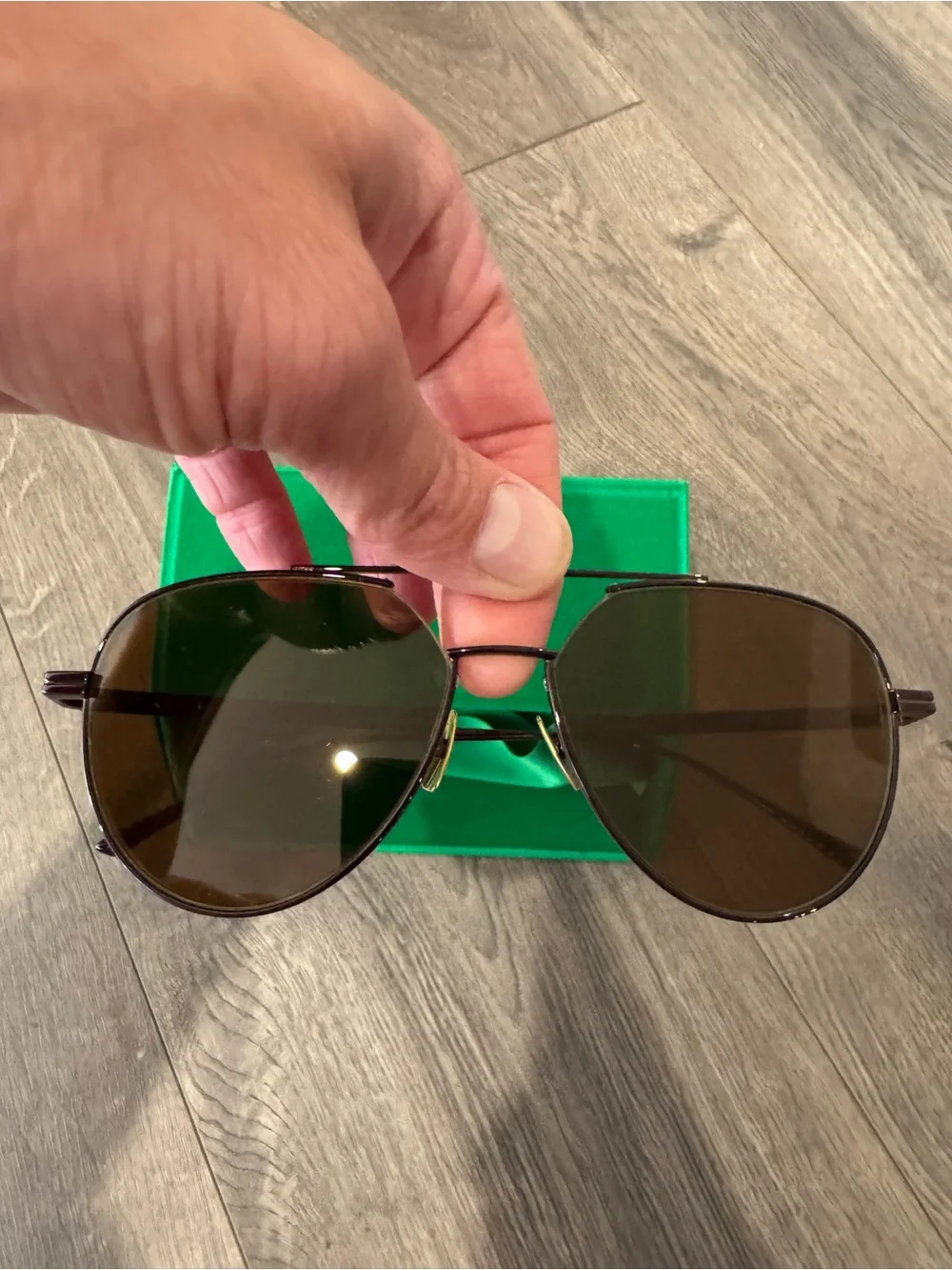 Bottega Veneta Brown Sunglasses Unisex